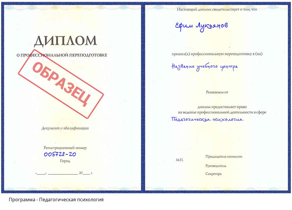 Педагогическая психология Ирбит