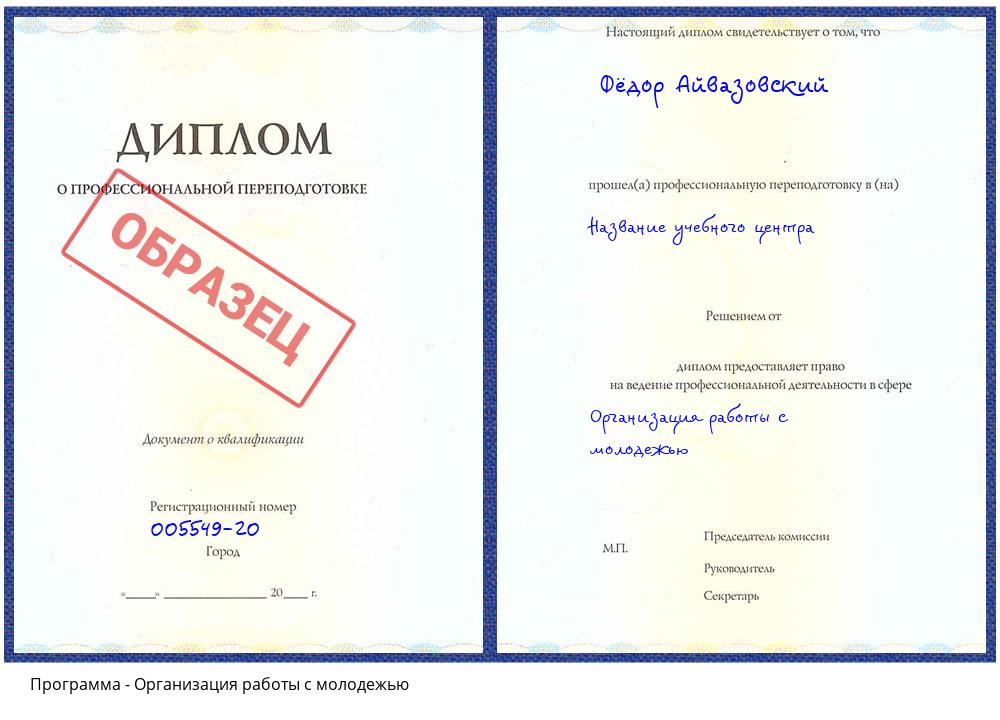 Организация работы с молодежью Ирбит